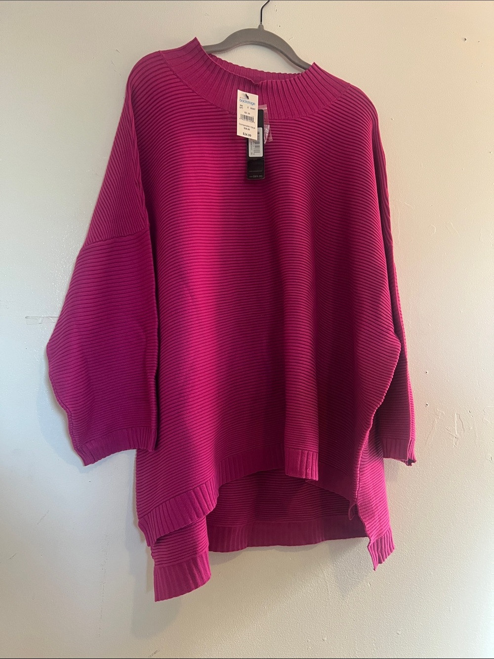 CYRUS AMETHYST RIBBED SWEATER SIZE 3X‎
